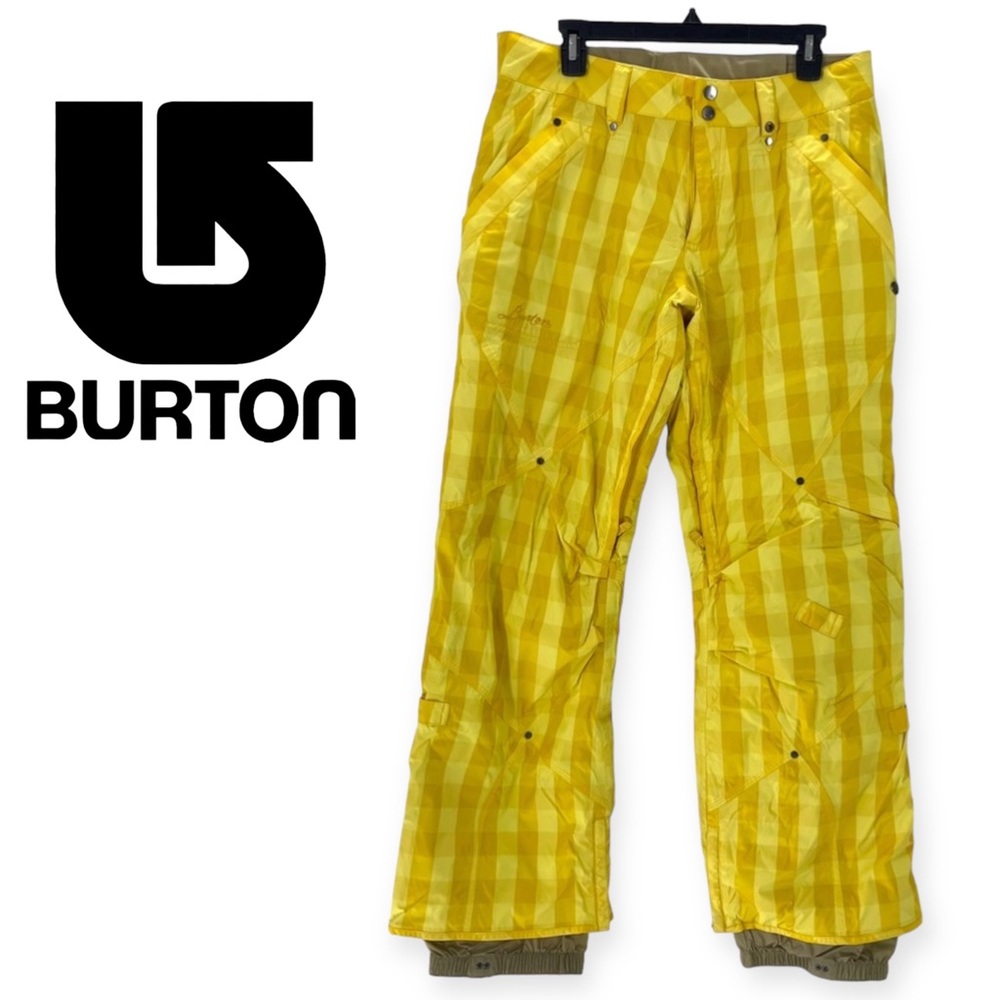 Burton Women’s Ski Snowboard Snow Pants Checkered Size Medium
